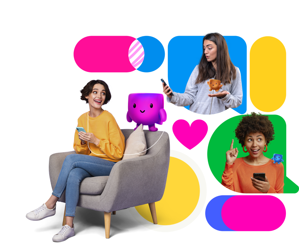 Ilustración del chatbot Yo Decido Cuándo